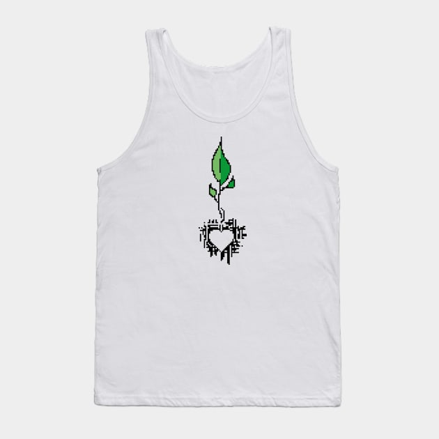 A loving heart gives life Tank Top by Helen_graphic design